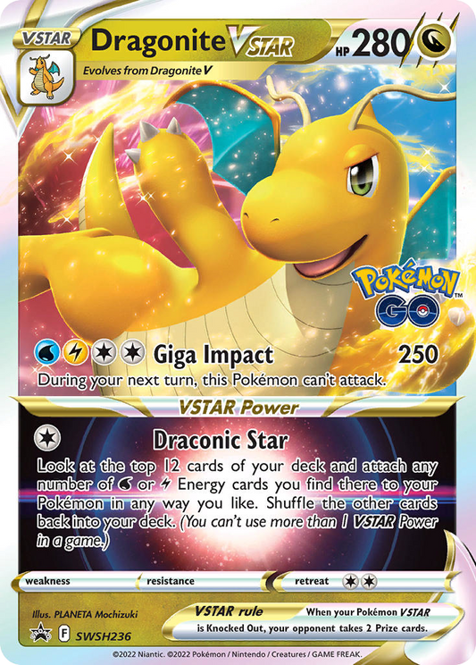 Dragonite VSTAR SWSH236/307 Promo SWSH Black Star Promos