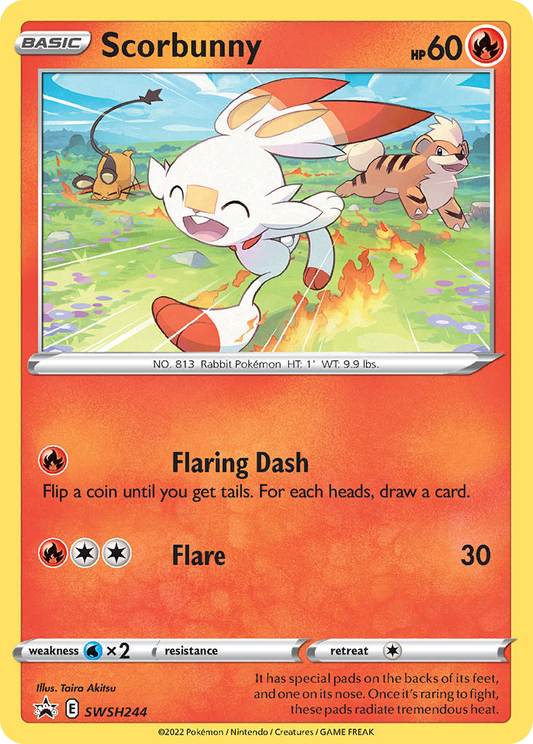 Scorbunny SWSH244/307 Promo SWSH Black Star Promos