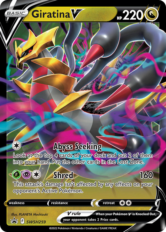 Giratina V SWSH259/307 Promo SWSH Black Star Promos