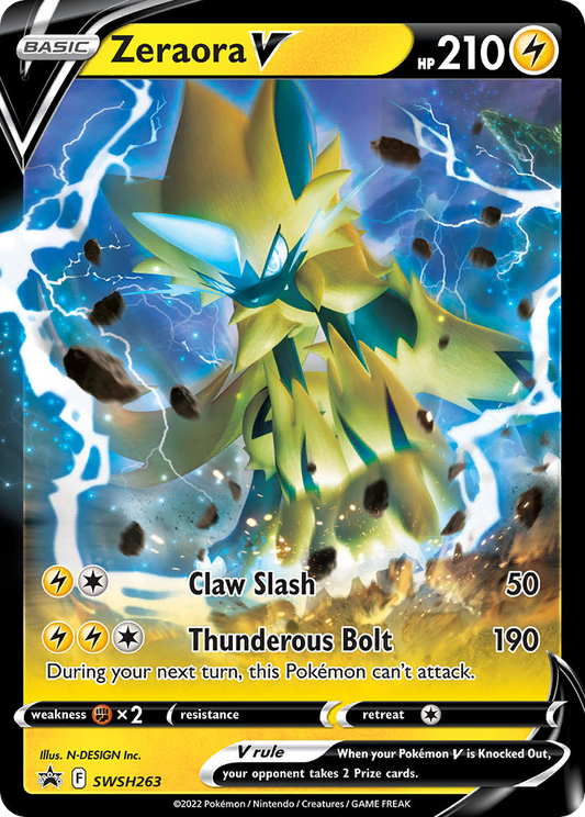 Zeraora V SWSH263/307 Promo SWSH Black Star Promos