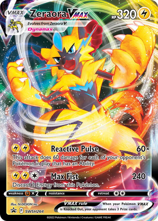 Zeraora VMAX SWSH264/307 Promo SWSH Black Star Promos