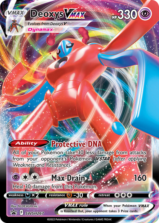 Deoxys VMAX SWSH267/307 Promo SWSH Black Star Promos