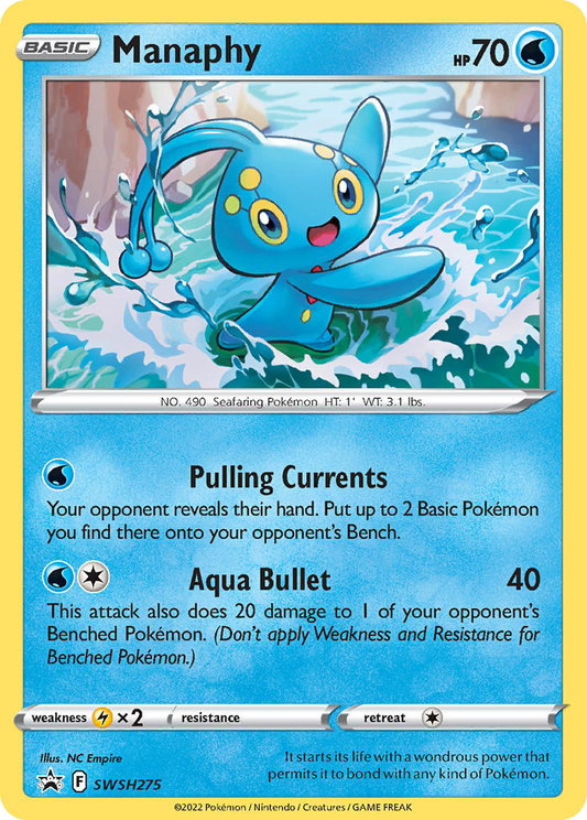 Manaphy SWSH275/307 Promo SWSH Black Star Promos