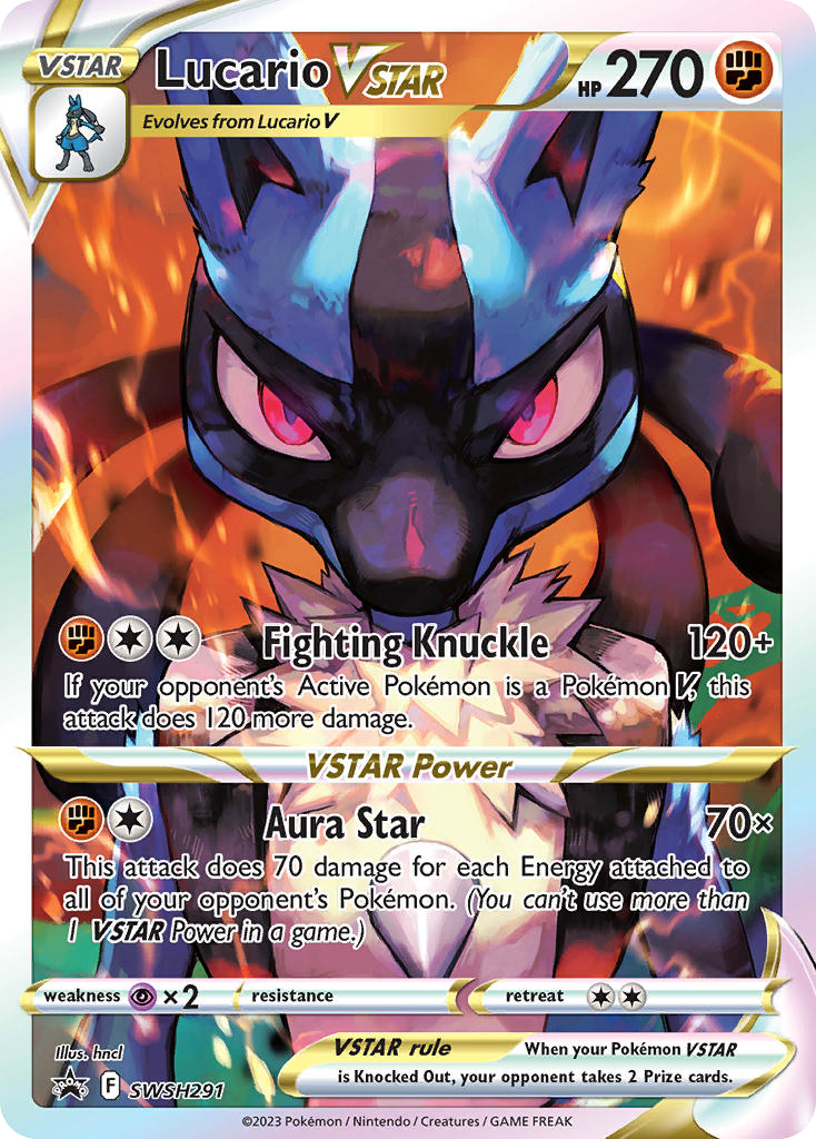 Lucario VSTAR SWSH291/307 Promo SWSH Black Star Promos