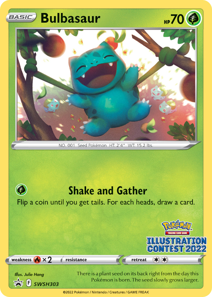 Bulbasaur SWSH303/307 Promo SWSH Black Star Promos