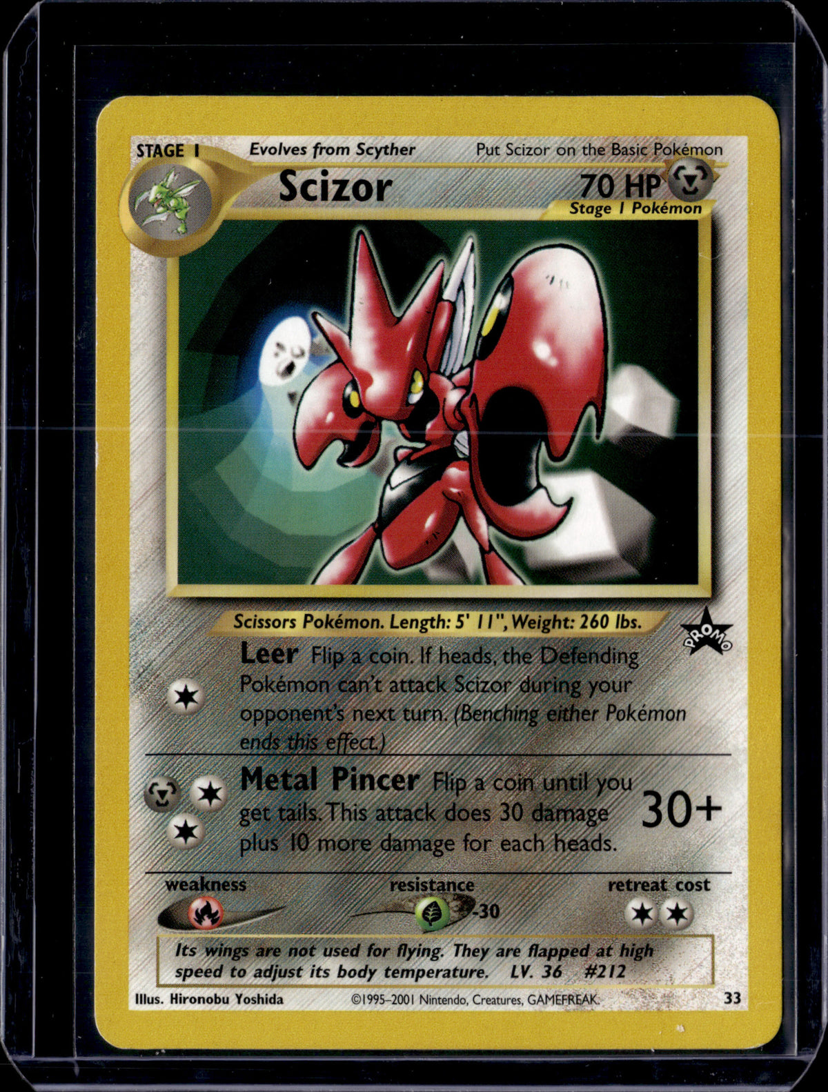 Scizor WoTC Promo #33/53 Normal Pokémon Card (front)