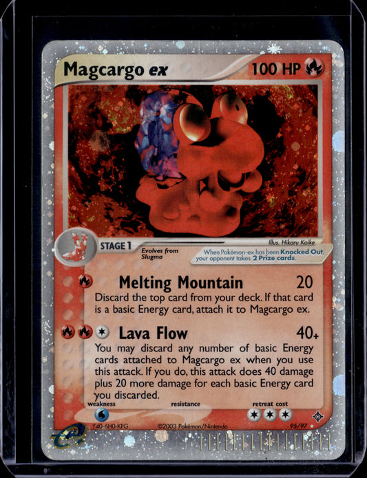 Magcargo ex Dragon #95/97 Holofoil Pokémon Card (front)