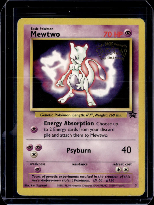 Mewtwo (Movie Promo) WoTC Promo #03/53 Normal Pokémon Card (front)