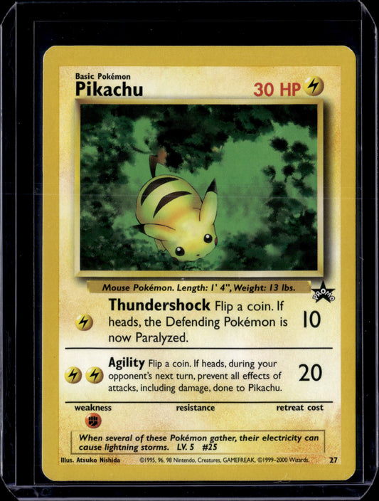 Pikachu (27) WoTC Promo #27/53 Normal Pokémon Card (front)