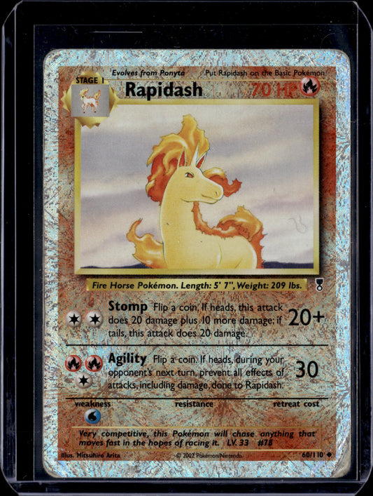 Rapidash Legendary Collection #060/110 Reverse Holofoil Pokémon Card (front)