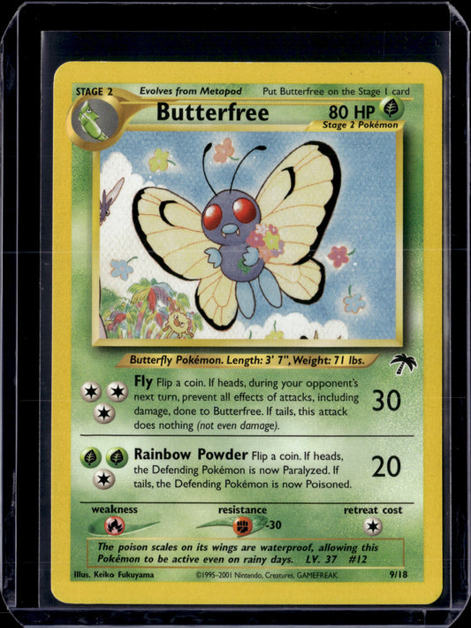 Butterfree Southern Islands #09/18 Normal Pokémon Card (front)