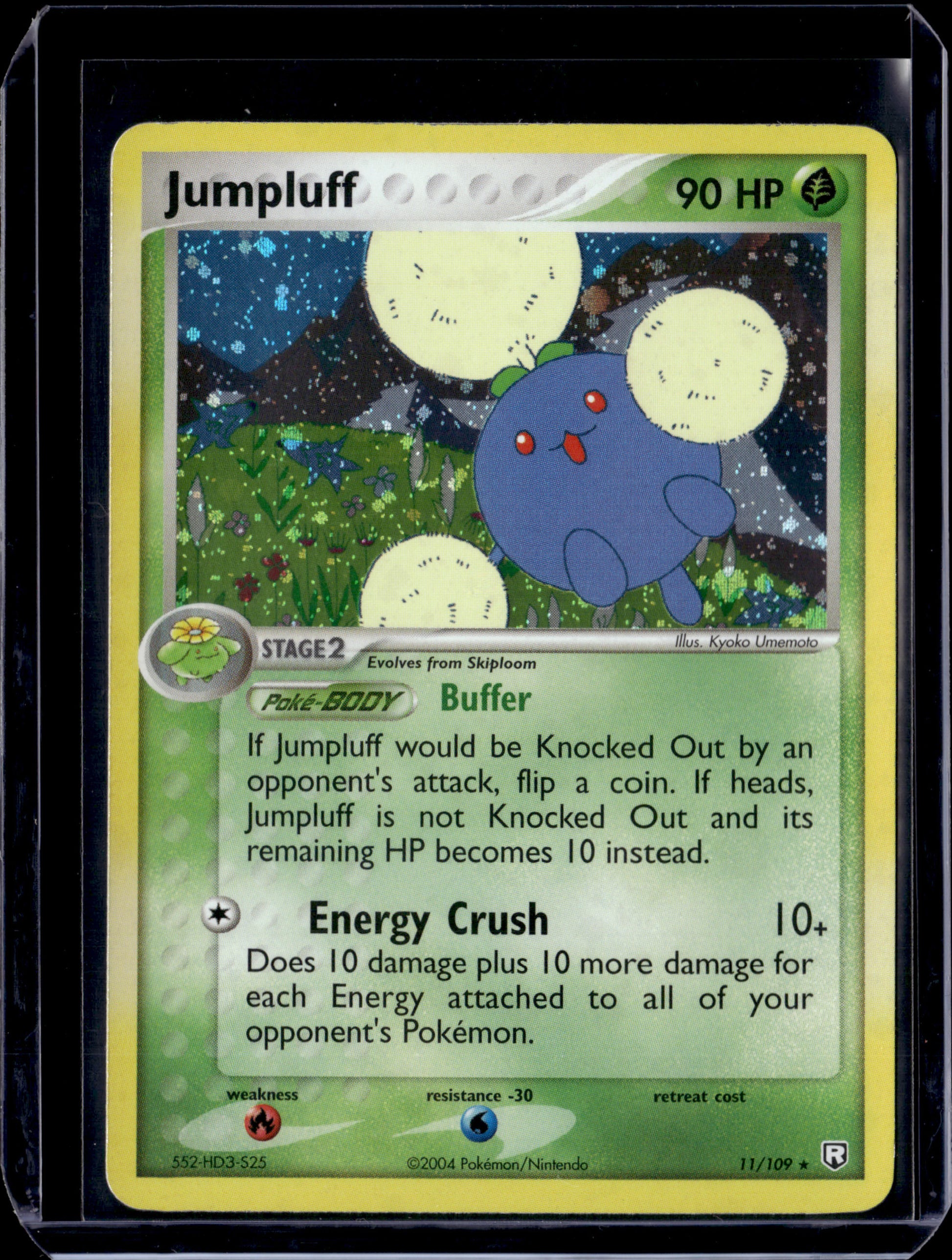 Jumpluff Team Rocket Returns #11/109 Holofoil Pokémon Card (front)