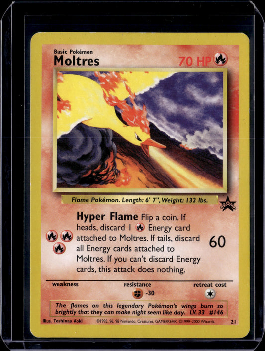 Moltres WoTC Promo #21/53 Normal Pokémon Card (front)