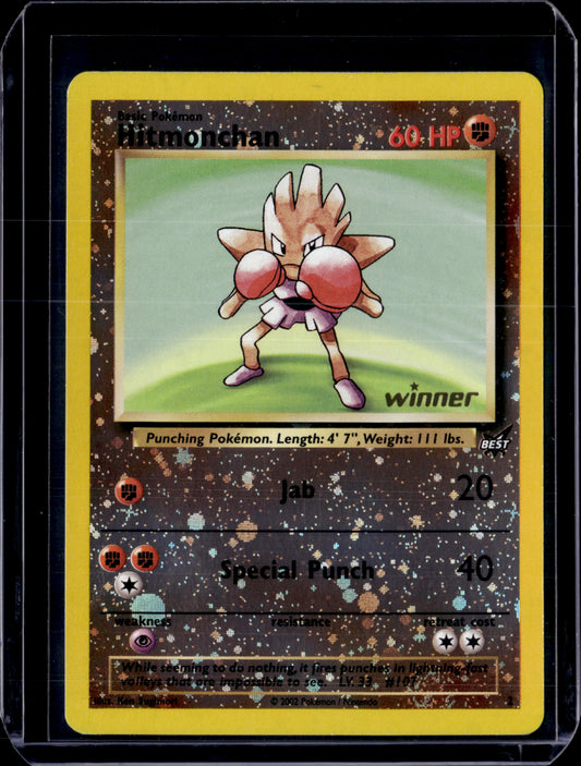 Hitmonchan - 2 [Winner] Best of Promos #002/009 Reverse Holofoil Pokémon Card (front)