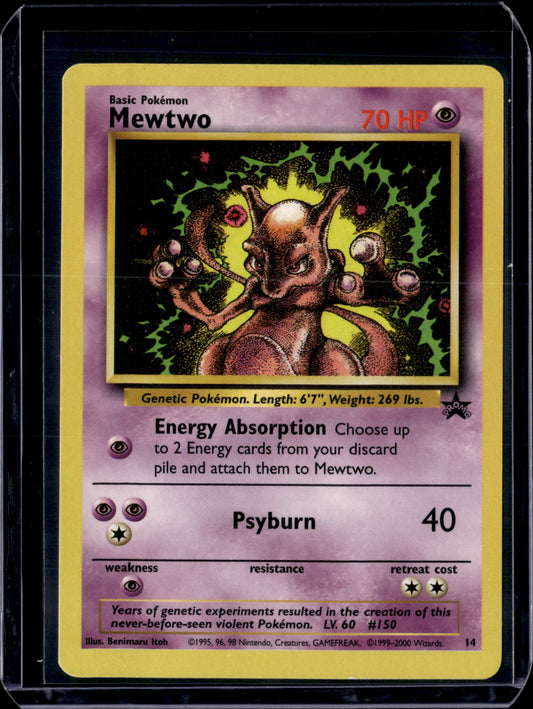 Mewtwo (14) WoTC Promo #14/53 Normal Pokémon Card (front)