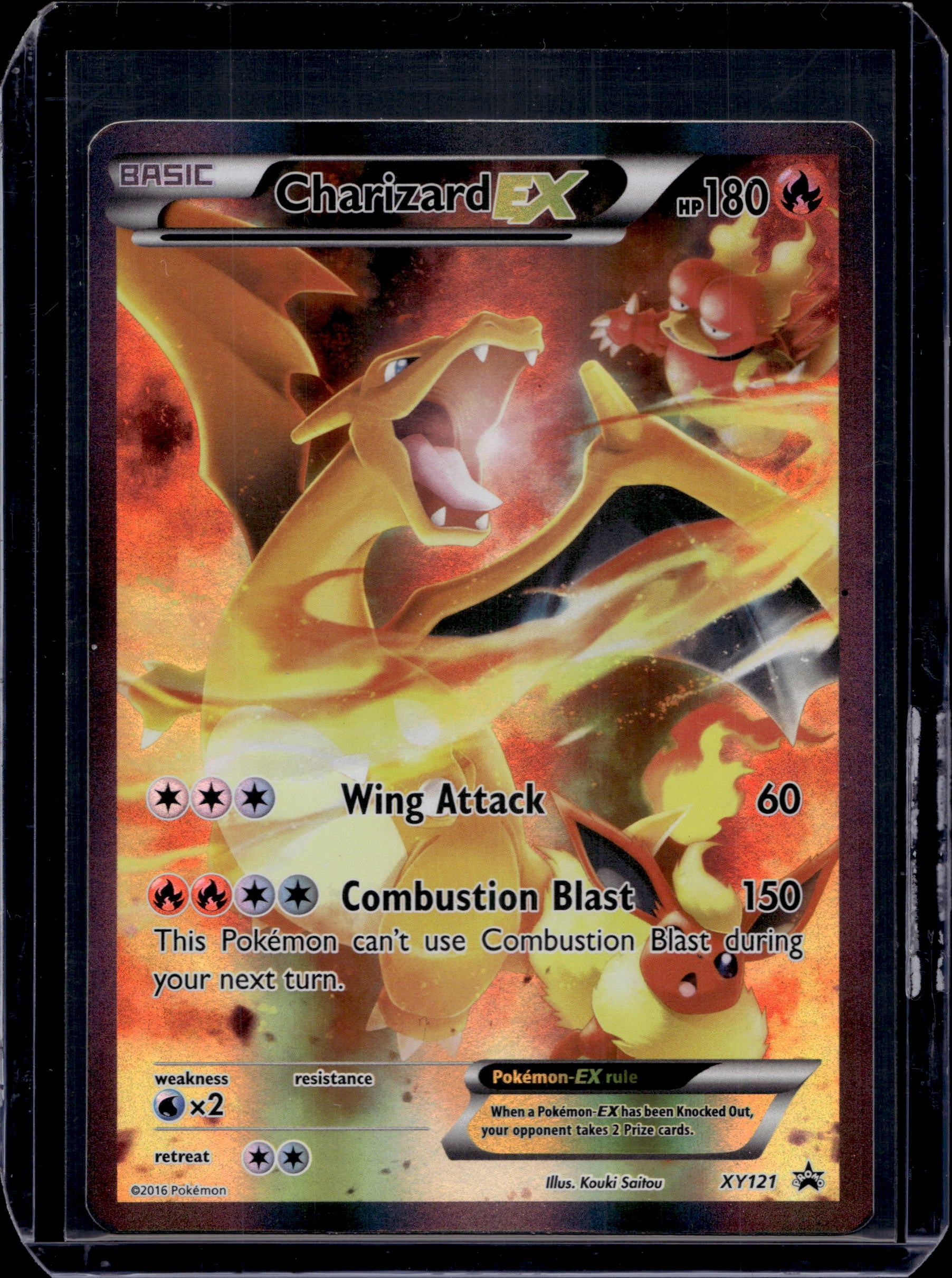 Charizard EX - XY121 XY Promos #XY121 Holofoil Pokémon Card (front)