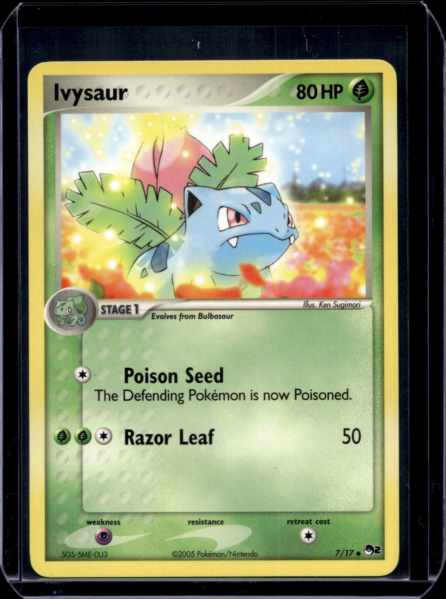 Ivysaur POP Series 2 #007/017 Normal Pokémon Card (front)
