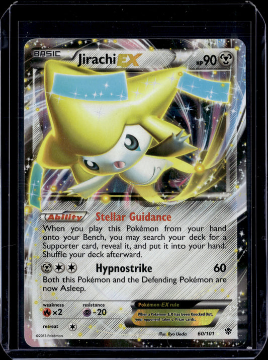 Jirachi EX Plasma Blast #60/101 Holofoil Pokémon Card (front)