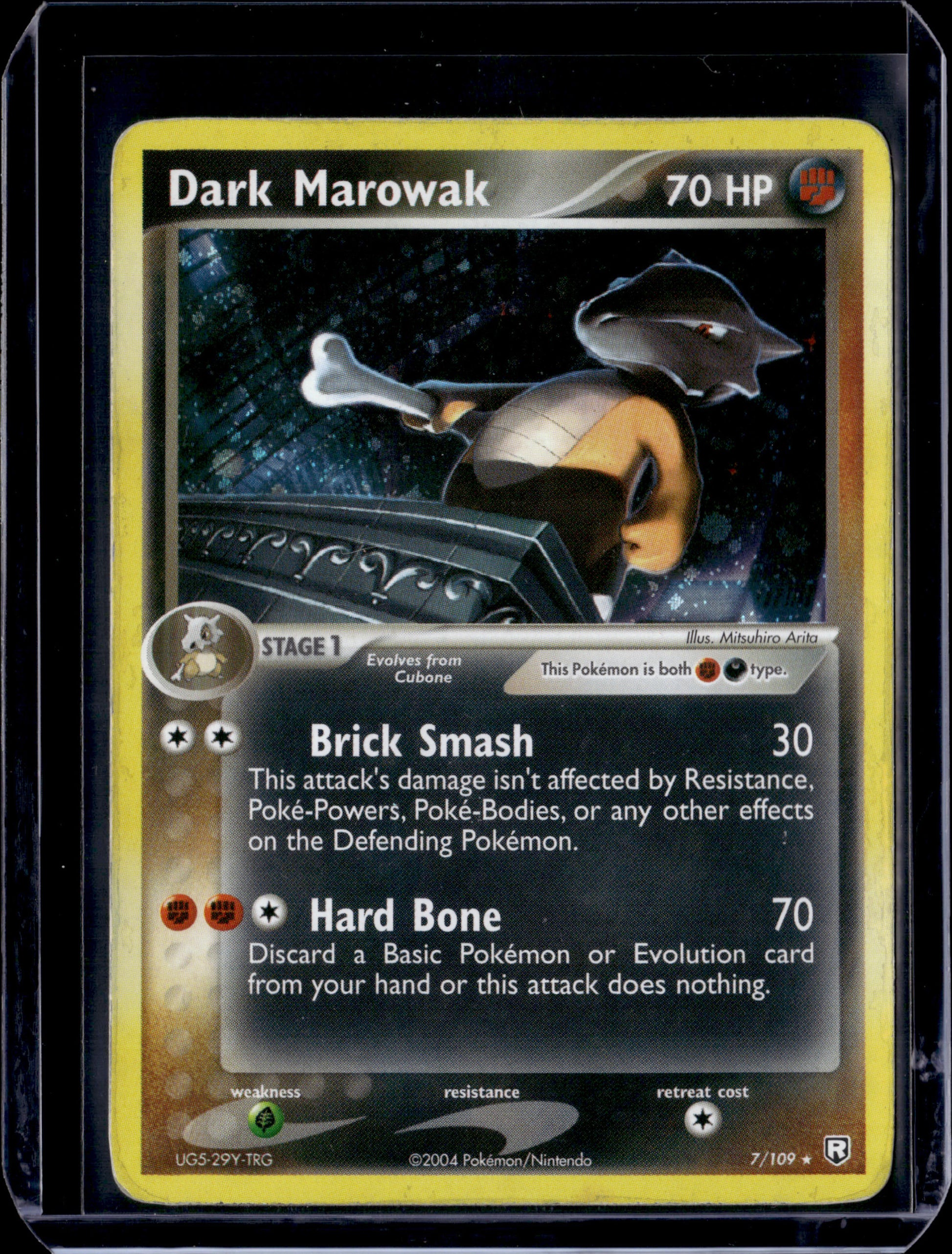 Dark Marowak Team Rocket Returns #7/109 Holofoil Pokémon Card (front)
